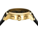 Buy Shop Tory Burch The Tory Chronograph Black Dial Black Leather Strap Watch for Women - TBW1055 USA Online