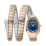 Buy Shop Just Cavalli Serpente Metallica Blue Dial Two Tone Steel Strap Watch for Women - JC1L224M0095 USA Online