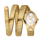 Buy Shop Just Cavalli Classico Lungo White Dial Gold Steel Strap Watch for Women - JC1L248M0025 USA Online