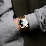 Buy Shop Tissot PRX Digital Quartz Gold Dial Gold Steel Strap Watch for Men - T137.463.33.020.00 USA Online