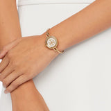 Buy Shop Tory Burch Riva Rose Gold Dial Rose Gold Steel Strap Watch for Women - TBW4037 USA Online
