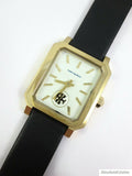 Buy Shop Tory Burch Robinson White Dial Black Leather Strap Watch for Women - TBW1504 USA Online