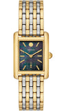 Buy Shop Tory Burch Eleanor Mother of Pearl Black Dial Two Tone Steel Strap Watch for Women - TBW1084 USA Online