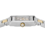 Buy Shop Emporio Armani Genni Crystals Silver Dial Two Tone Steel Strap Watch for Women - AR11704 USA Online