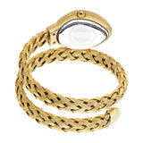 Buy Shop Just Cavalli Novara Silver Dial Gold Steel Strap Watch for Women - JC1L264M0025 USA Online