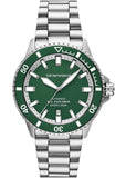 Buy Shop Emporio Armani Sea Explorer Green Dial Silver Steel Strap Watch for Men - AR60088 USA Online