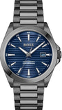 Buy Shop Hugo Boss Strike Blue Dial Gunmetal Grey Steel Strap Watch for Men - 1514175 USA Online