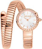 Buy Shop Just Cavalli Enchanting White Dial Rose Gold Steel Strap Watch for Women - JC1L301M0045 USA Online