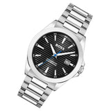 Buy Shop Hugo Boss Strike Black Dial Silver Steel Strap Watch for Men - 1514170 USA Online