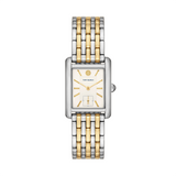 Buy Shop Tory Burch Eleanor White Dial Two Tone Steel Strap Watch for Women - TBW1070 USA Online