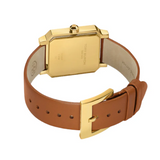 Buy Shop Tory Burch Robinson White Dial Brown Leather Strap Watch for Women - TBW1503 USA Online