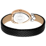 Buy Shop Just Cavalli Diversa Snake Silver Dial Black Leather Strap Watch for Women - JC1L321L0065 USA Online