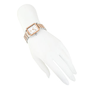 Buy Shop Tory Burch Robinson White Dial Two Tone Steel Strap Watch for Women - TBW1509 USA Online