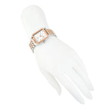 Buy Shop Tory Burch Robinson White Dial Two Tone Steel Strap Watch for Women - TBW1509 USA Online