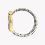 Buy Shop Just Cavalli Ferocious Mother of Pearl White Dial Two Tone Steel Strap Watch for Women - JC1L306M0065 USA Online