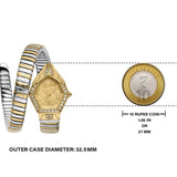 Buy Shop Just Cavalli Ornato Gold Dial Two Tone Steel Strap Watch for Women - JC1L303M0055 USA Online