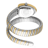 Buy Shop Just Cavalli Lady Snake Silver Dial Two Tone Steel Strap Watch for Women - JC1L249M0055 USA Online