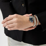 Buy Shop Just Cavalli Serpente Metallica Blue Dial Silver Steel Strap Watch for Women - JC1L224M0025 USA Online