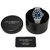 Buy Shop Emporio Armani Sea Explorer Blue Dial Silver Steel Strap Watch for Men - AR60087 USA Online