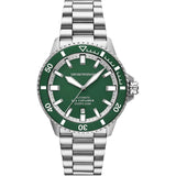 Buy Shop Emporio Armani Sea Explorer Green Dial Silver Steel Strap Watch for Men - AR60088 USA Online