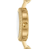 Buy Shop Tory Burch Riva Gold Dial Gold Steel Strap Watch for Women - TBW4029 USA Online