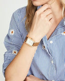 Buy Shop Tory Burch Robinson White Dial Brown Leather Strap Watch for Women - TBW1503 USA Online