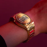 Buy Shop Tissot PRX Digital Quartz Gold Dial Gold Steel Strap Watch for Men - T137.463.33.020.00 USA Online