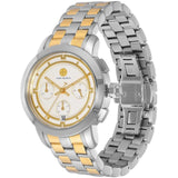 Buy Shop Tory Burch Classic Chronograph White Dial Two Tone Steel Strap Watch for Women - TBW1034 USA Online