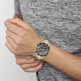 Buy Shop Hugo Boss Runner Chronograph Grey Dial Two Tone Steel Strap Watch for Men - 1514144 USA Online