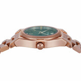 Buy Shop Emporio Armani Federica Analog Green Dial Rose Gold Steel Strap Watch for Women - AR11639 USA Online