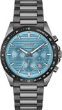 Buy Shop Hugo Boss Strike Chronograph Blue Dial Black Steel Strap Watch for Men - 1514242 USA Online