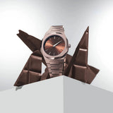 Buy Shop D1 Milano Ultra Thin Brown Dial Brown Steel Strap Watch for Women - D1-UTBL38 USA Online