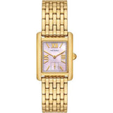 Buy Shop Tory Burch Eleanor Mother of Pearl Pink Dial Gold Steel Strap Watch for Women - TBW1077 USA Online