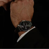 Buy Shop Hugo Boss Avery Chronograph Black Dial Black Leather Strap Watch for Men - 1514211 USA Online