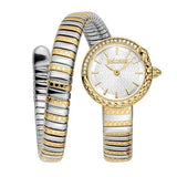Buy Shop Just Cavalli Enchanting Silver Dial Two Tone Steel Strap Watch for Women - JC1L301M0065 USA Online