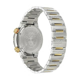 Buy Shop Versace Greca Logo Diver Quartz Black Dial Two Tone Steel Strap Watch for Men - VE8G00424 USA Online