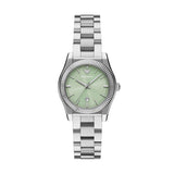 Buy Shop Emporio Armani Federica Mint Green Dial Silver Steel Strap Watch for Women - AR11656 USA Online