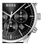 Buy Shop Hugo Boss Avery Chronograph Black Dial Black Leather Strap Watch for Men - 1514211 USA Online