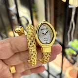 Buy Shop Just Cavalli Novara Silver Dial Gold Steel Strap Watch for Women - JC1L264M0025 USA Online