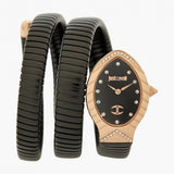 Buy Shop Just Cavalli Classico Lungo Black Dial Black Steel Strap Watch for Women - JC1L248M0085 USA Online