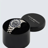 Buy Shop Emporio Armani Sea Explorer Blue Dial Silver Steel Strap Watch for Men - AR60087 USA Online