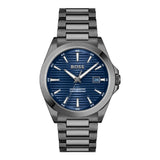Buy Shop Hugo Boss Strike Blue Dial Gunmetal Grey Steel Strap Watch for Men - 1514175 USA Online