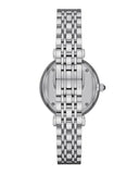 Buy Shop Emporio Armani Gianni T-Bar Blue Dial Silver Steel Strap Watch for Women - AR11627 USA Online