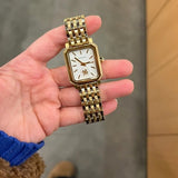 Buy Shop Tory Burch Robinson White Dial Gold Steel Strap Watch for Women - TBW1500 USA Online