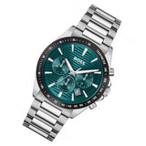 Buy Shop Hugo Boss Strike Chronograph Green Dial Silver Steel Strap Watch for Men - 1514241 USA Online