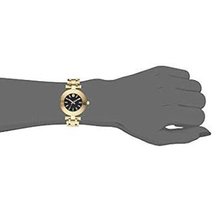 Buy Shop Tory Burch Classic T Black Dial Gold Steel Strap Watch for Women - TBW9010 USA Online