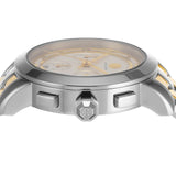 Buy Shop Tory Burch Classic Chronograph White Dial Two Tone Steel Strap Watch for Women - TBW1034 USA Online