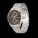 Buy Shop Hugo Boss Grand Prix Chronograph Grey Dial Two Tone Steel Strap Watch for Men - 1514252 USA Online