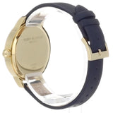Buy Shop Tory Burch Collins Quartz Blue Dial Blue Leather Strap Watch for Women - TBW1203 USA Online