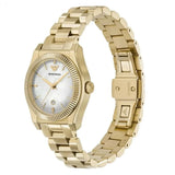 Buy Shop Emporio Armani Federica Mother of Pearl White Dial Gold Steel Strap Watch for Women - AR11657 USA Online